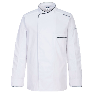 Portwest - Veste de Chef manches longues confortable et déperlant-Lire la description