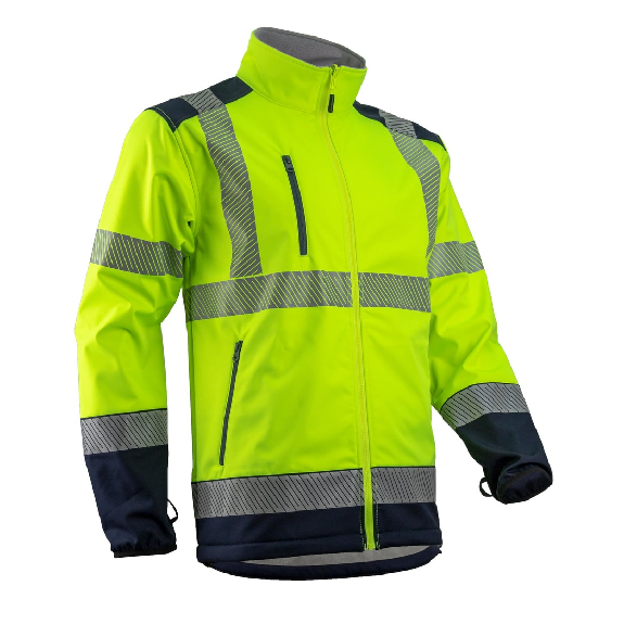 Coverguard - Veste Softshell HV jaune KAZAN Coverguard - Veste Softshell HV jaune KAZAN-Lire la description