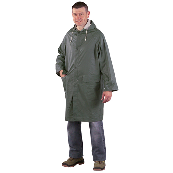 Coverguard - Parka de pluie verte PVC (Pack de 20)-Lire la description