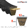 Courroie trapézoidale crantée Conti V FO AX42 13 x 1067 Li / 1097 Ld