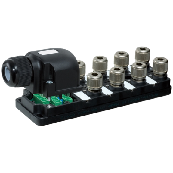 Répartiteur étanche 8 voies M12 PNP 24V DC-Lire la description