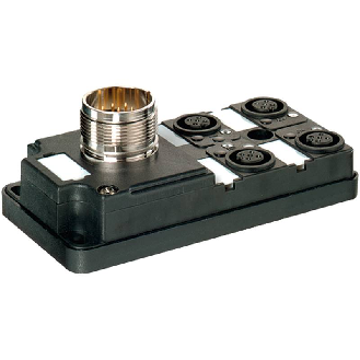 Répartiteur 4xM12 4p LED PNP; M23 12p-Lire la description