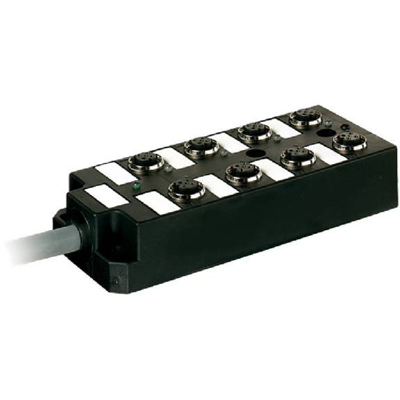 Répartiteur 8xM12 4p; Câble PUR/PVC UL/CSA 8x0.34+3x075, 5m-Lire la description