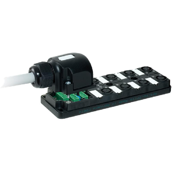 Répartiteur 8xM12 5p LED PNP; Câble PUR/PVC 16x0.34+3x0.75, 15m-Lire la description