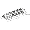 Répartiteur 8xM12 5p; Câble 30m PUR/PVC 16*0,34+3*0,75 UL/CSA