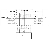 Coupleur en T M12 Mâle Droit 8p/2xM12 Fem Droit 8p