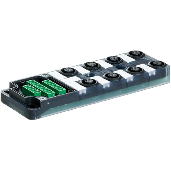 Répartiteur 8xM12 5p sans LED; Sans câble préconfectionné-Lire la description