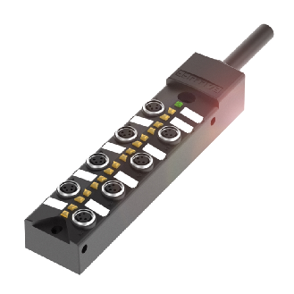Répartiteur 8xM8 Fem 4p, PNP / Câble PUR Noir Cpc 25m-Lire la description