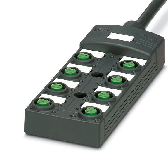 Répartiteur 8xM12 5p PNP; Câble PUR/PVC 10m-Lire la description