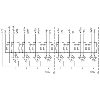 Répartiteur 8xM12 5p; Câble 30m PUR 16x0,5+3x1.0, UL/CSA