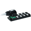 Répartiteur 8xM12 4p LED PNP; Câble PUR/PVC UL/CSA 8x0.34+3x075, 10m