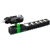 Répartiteur 10xM8 3p; Conduct déb. câble PUR 10x0,34+2x0,75, 10m
