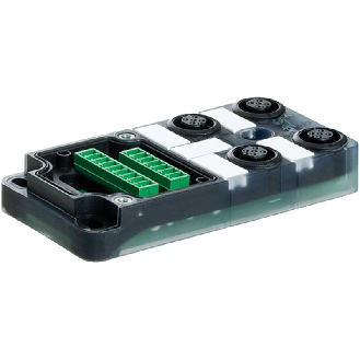 Répartiteur 4xM12 5p sans LED; Sans câble préconfectionné-Lire la description