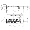 Répartiteur 6xM8 Fem 3p / Câble PUR Noir 5m