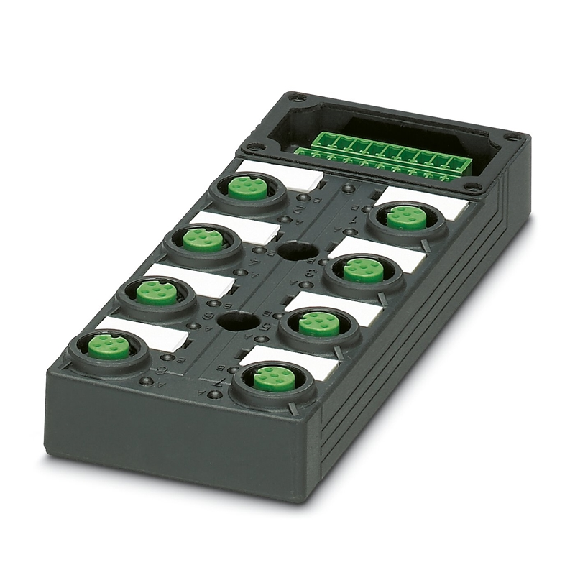 Répartiteur 8xM12 Fem 5p PNP; Raccordement vissé enfichable-Lire la description