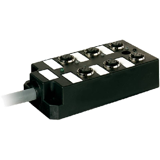Répartiteur 6xM12 5p LED PNP; Câble PUR/PVC 12x0.34+3×0.7, 5m-Lire la description