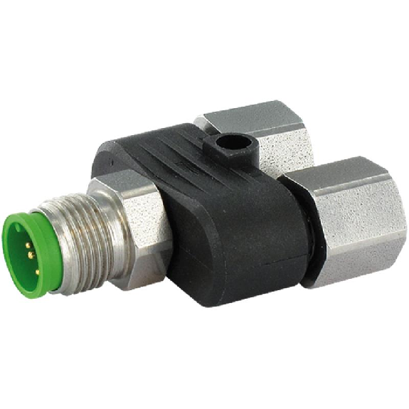 Coupleur en T M12 V2A Mâle Droit 5p/2xM12 V2A Fem Droit 5p-Lire la description