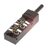 Répartiteur 4xM08 3p PNP NO; Câble 5m PUR