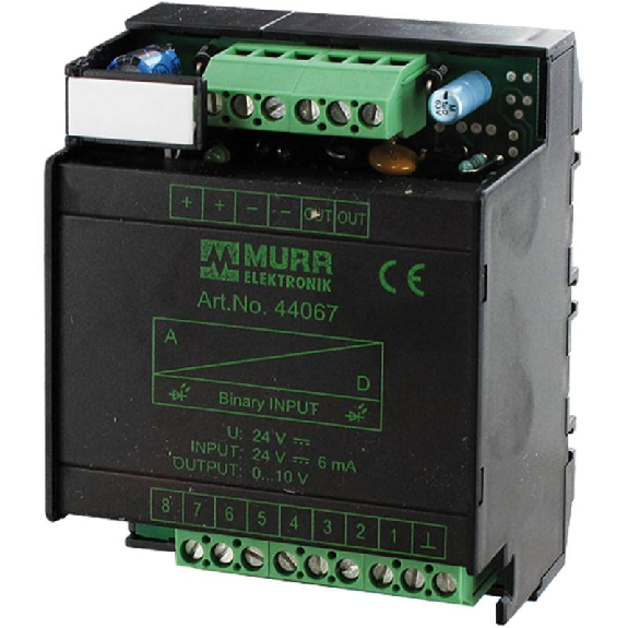 Convertisseur digital / analogique, 8 bit, 0...10 V Convertisseur digital / analogique, 8 bit, 0...10 V-Lire la description