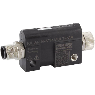 Convertisseur analogique IO-Link AI I 4…20mA, M12, droit-Lire la description