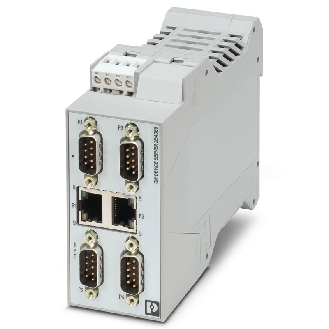 Convertisseur série (RS-232/422/485) 4x D-SUB9- Ethernet (2x RJ45)-Lire la description