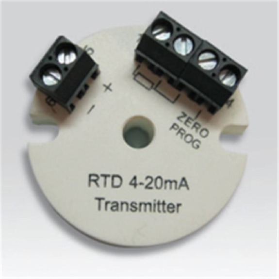 Convertisseur prog. tête de sonde 4-20mA 2 fils - Pt100 2 ou 3fils-Lire la description