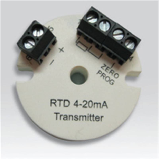 Convertisseur prog. tête de sonde 4-20mA 2 fils - Pt100 2 ou 3fils-Lire la description