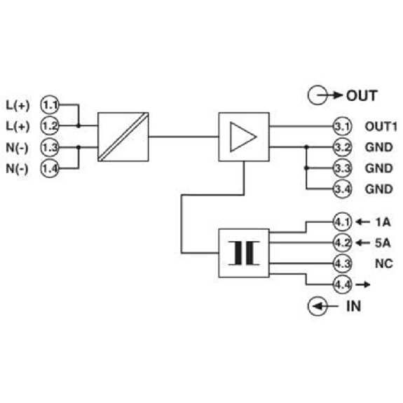 Convertisseur de courant pour 1 A et 5 A AC / 0 à 20 mA ou 4 à 20 mA Convertisseur de courant pour 1 A et 5 A AC / 0 à 20 mA ou 4 à 20 mA-Lire la description