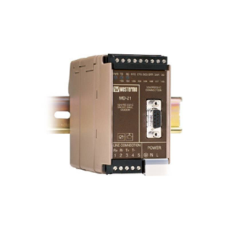 Convertisseur RS232<>Boucle de courant 0-20mA Rail DIN 12-36VDC-Lire la description