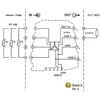 Convertisseur de température séparé à 3 voies configurable-Lire la description