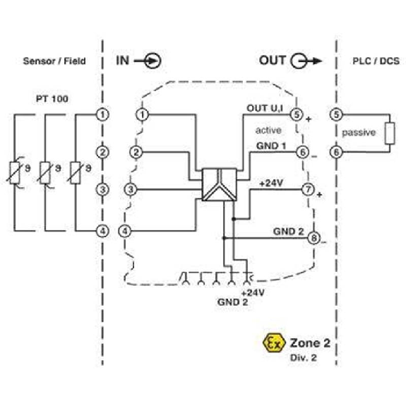 Convertisseur de température séparé à 3 voies configurable-Lire la description
