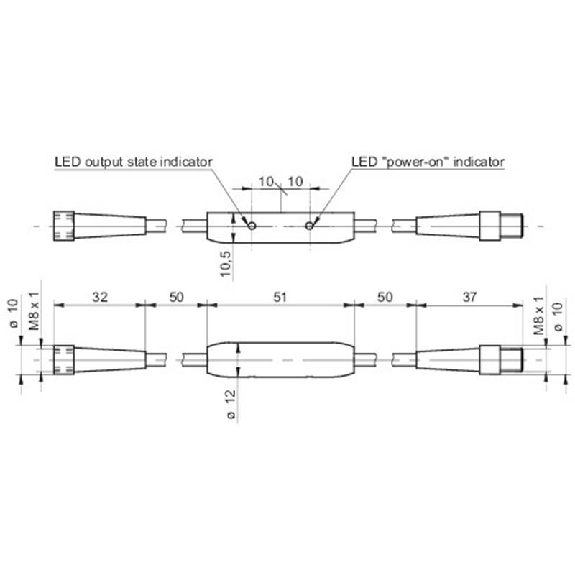 Convertisseur PNP/NPN - M08/M08 3P jusqu'à 5 kHz max. Convertisseur PNP/NPN - M08/M08 3P jusqu'à 5 kHz max.-Lire la description