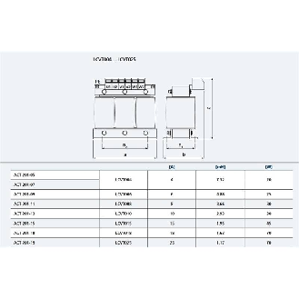 Inductance de ligne 1x230VAC / 3x400VAC - 15A-Lire la description