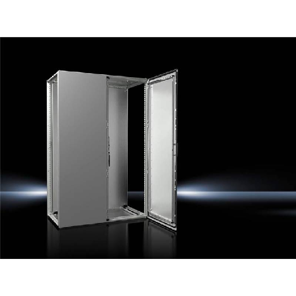 Armoire juxtaposable 2 portes RAL7035 1200x1800x600mm (LxHxP)-Lire la description