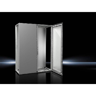 Armoire juxtaposable 2 portes RAL7035 1200x1600x500mm (LxHxP)-Lire la description