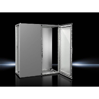 Armoire juxtaposable 2 portes RAL7035 1200x1400x500mm (LxHxP)-Lire la description