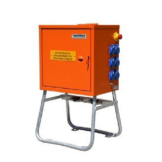 Armoire de distribution 63A (Disjoncteur différentiel par prise) 4NF+5x16+3x32+5x32+AU-Lire la description