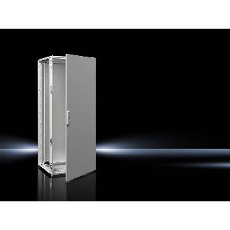 Armoire juxtaposable 1 porte RAL7035 600x1400x500mm (LxHxP)-Lire la description