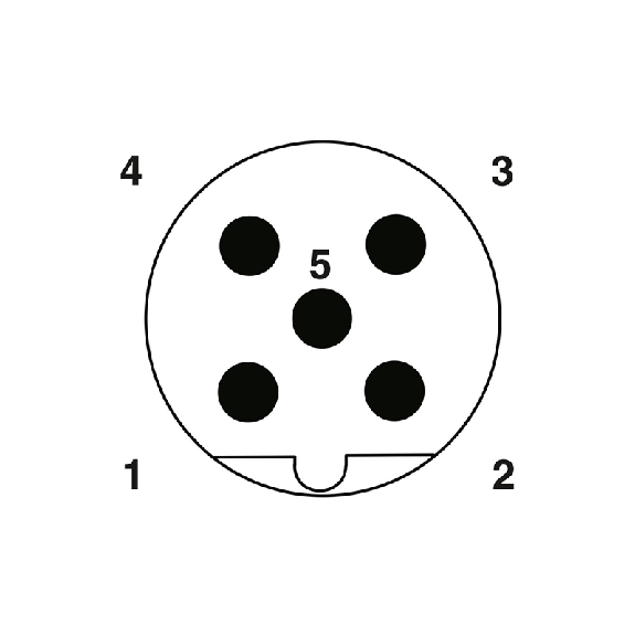 Coupleur en T M12B Fem Droit 5p/M12B Mâle-Fem Droit 5p Blindé-Lire la description