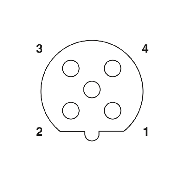 Coupleur en T M12B Fem Droit 5p/M12B Mâle-Fem Droit 5p Blindé-Lire la description