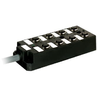 Répartiteur 8xM12 5p LED PNP Câble PUR/PVC UL/CSA 16x0.34+3x0.75, 15m-Lire la description