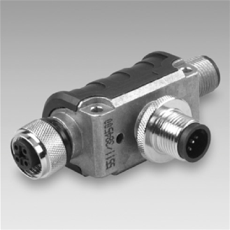Coupleur en T M12 5p Profibus (2 mâle/1 femelle)-Lire la description