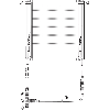 Coupleur en T M12A Fem 5p/M12A Fem 5p/M12A Mâle 8p