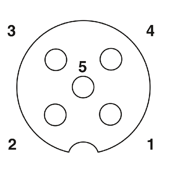 Répartiteur 6xM12 5p PNP; Câble PUR/PVC 5m-Lire la description