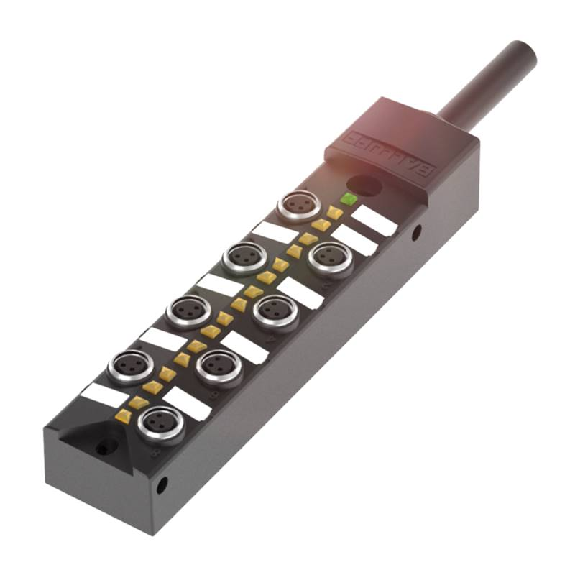 Répartiteur 8xM8 3p PNP NO / Câble PUR Noir Cpc 3m-Lire la description