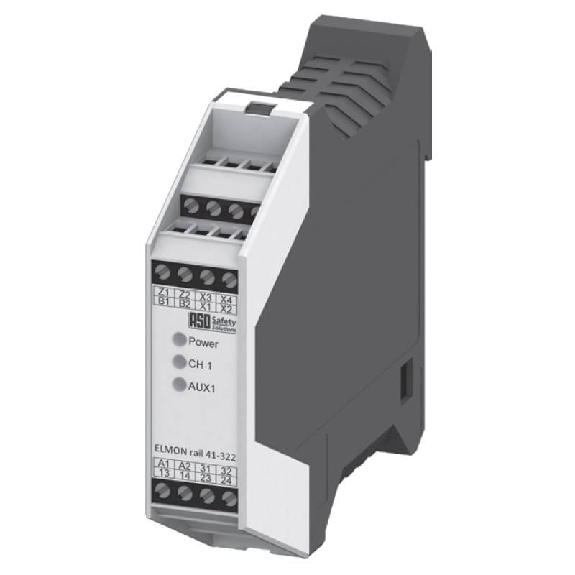 Relais de sécurité pour bord sensible, Cat. 3 Alim 230V, 24VAC/DC-Lire la description