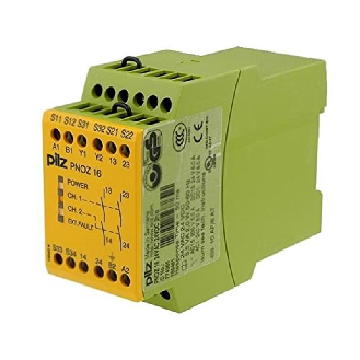 Relais de sécurité 2NO 24VAC/24VDC avec bornes à vis-Lire la description