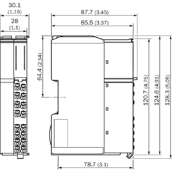 Relais de sécurité OSDD, 24Vdc, 4NO, bornes à ressort-Lire la description