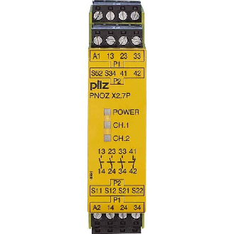 Relais de sécurité 3NO+1NF 24VAC/DC avec bornes à vis-Lire la description