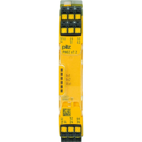 Bloc d'extension 4NO+1NF 24VDC avec bornes à ressort Bloc d'extension 4NO+1NF 24VDC avec bornes à ressort-Lire la description
